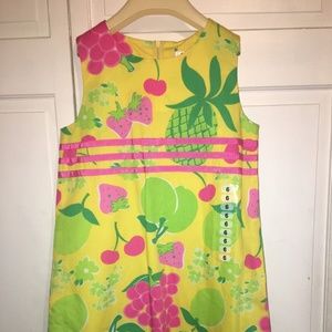 Lilly Pulitzer Sunshine Yellow Sangria Shift Dress